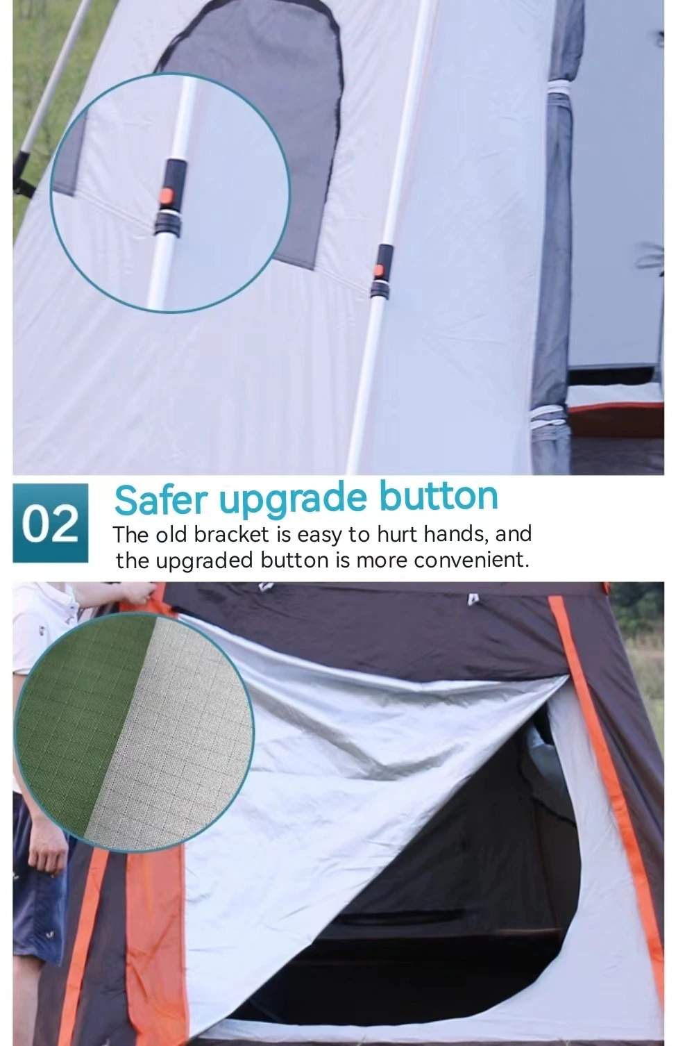 Cheap Goat Tents Outdoor Hydraulic Automatic 4 6 Air defense Rainstorm Double Camping Tent Camping Is Prevented Bask In Tents   